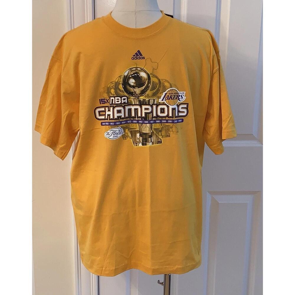 Nwt Los Angeles Lakers 15 Champions T- Shirt Xl Tee La Nba Basketball